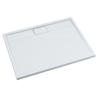 Schedline Brodzik kompozytowy Stabilsound Plus® Charis 80x100x5 cm, prostokątny, Gwarancja 15 lat